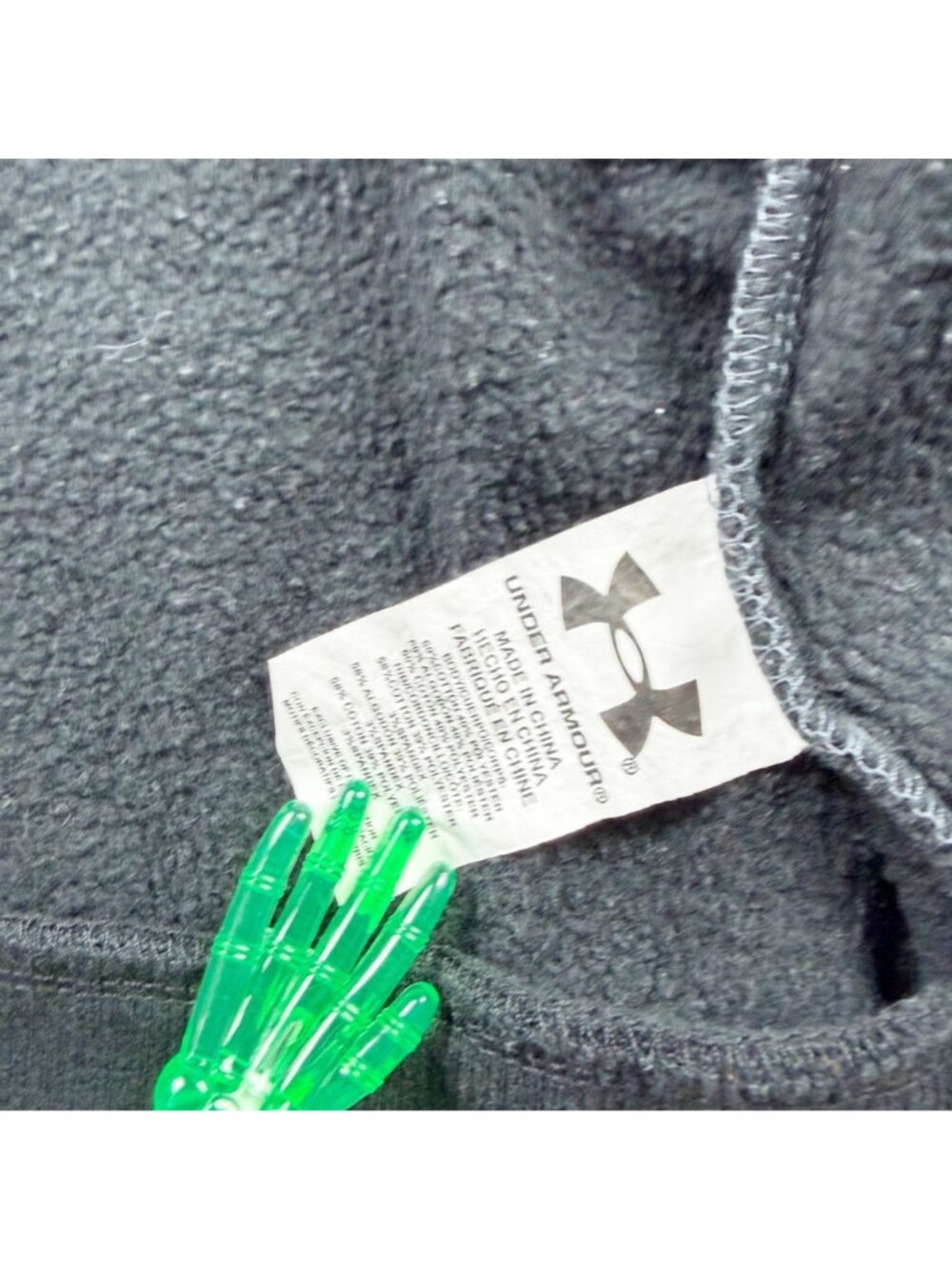 Under Armour Toddler Hoodie Camo Full Zip Sweatshirt UA Logo Jacket 9-12 Months - Picture 4 of 5